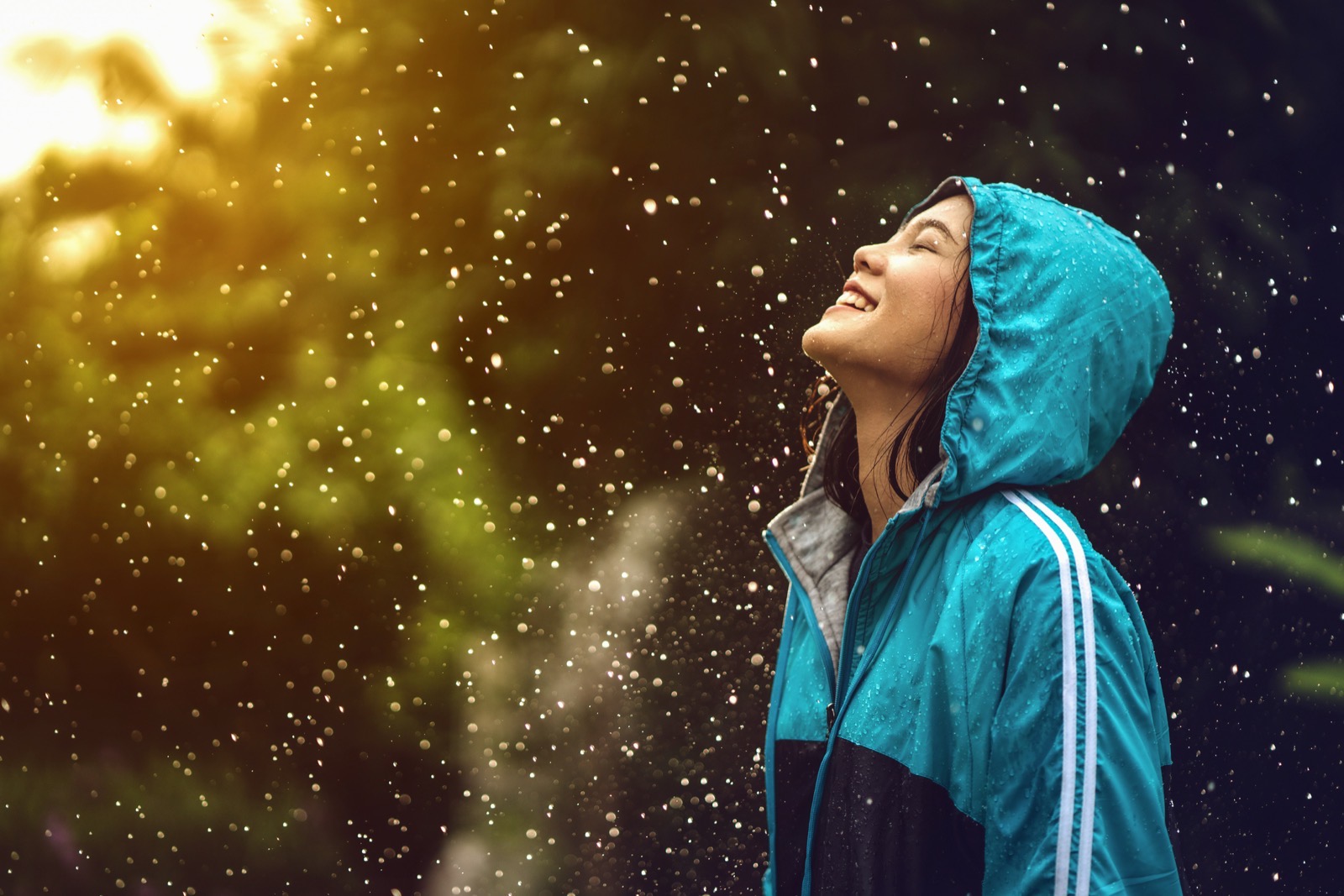 Woman feeling healthy and energized outdoors