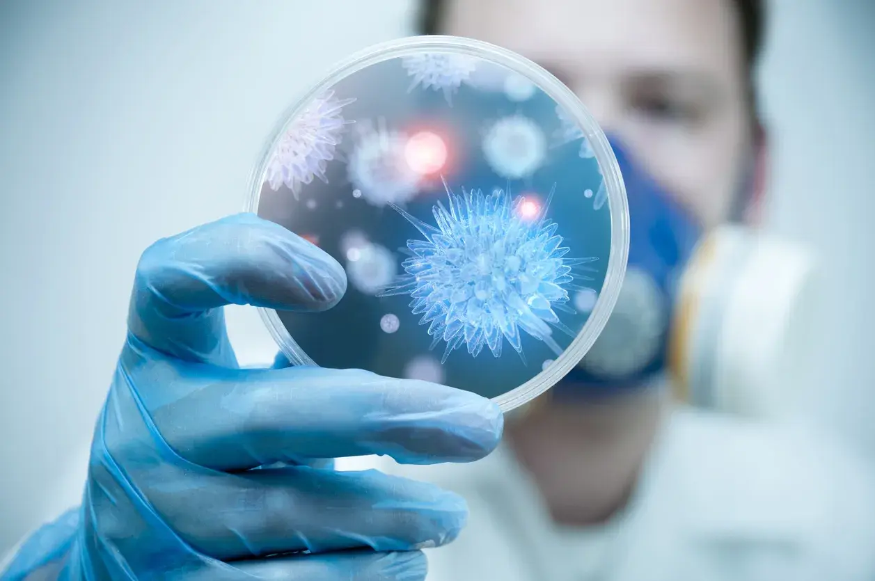 At-home diagnostic testing kit materials